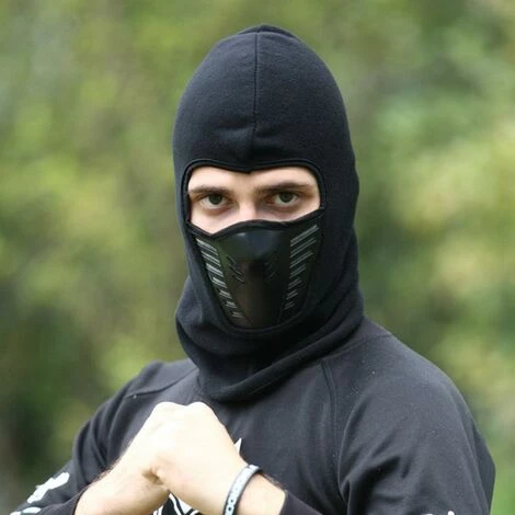 FUIENKO Cagoule De Cyclisme 3D Pour Moto, Masque Facial, Bandana Respirant, écharpe Complète, Chapeau De Ski, Protection SunUV Pour L'équitation,CN,black 5 FUIENKO Cagoule De Cyclisme 3D Pour Moto, Masque Facial, Bandana Respirant, écharpe Complète, Chapeau De Ski, Protection SunUV Pour L'équitation,CN,black – Image 3