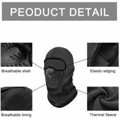 FUIENKO Cagoule De Cyclisme 3D Pour Moto, Masque Facial, Bandana Respirant, écharpe Complète, Chapeau De Ski, Protection SunUV Pour L'équitation,CN,black 11 FUIENKO Cagoule De Cyclisme 3D Pour Moto, Masque Facial, Bandana Respirant, écharpe Complète, Chapeau De Ski, Protection SunUV Pour L'équitation,CN,black -Protection des voies respiratoires Soldes 66415232 5
