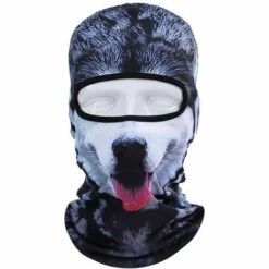 FUIENKO Cagoule De Protection Faciale Complète Pour Moto, Animaux Mignons 3D, Doublure De Casque, Casquette De Ski, Motocross, équitation Pour Hommes Et Femmes,06
