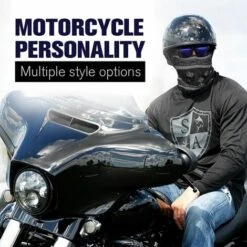 FUIENKO En Gros! Cagoule De Moto, Masque Facial Respirant, Demi-masque Multifonctionnel, Séchage Rapide,MMZ10042 -Protection des voies respiratoires Soldes 66415343 3