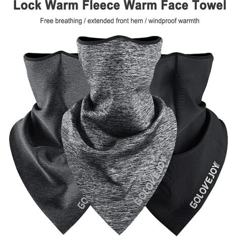 FUIENKO Masques Bandana Chauds Pour Cyclisme En Plein Air En Hiver, Couverture Du Cou, écharpe De Cagoule De Ski, Coupe-vent Respirant, Demi-masque De Moto, Capuche,CHINA,Dark Grey 4 FUIENKO Masques Bandana Chauds Pour Cyclisme En Plein Air En Hiver, Couverture Du Cou, écharpe De Cagoule De Ski, Coupe-vent Respirant, Demi-masque De Moto, Capuche,CHINA,Dark Grey – Image 2