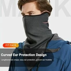 FUIENKO Masques Bandana Chauds Pour Cyclisme En Plein Air En Hiver, Couverture Du Cou, écharpe De Cagoule De Ski, Coupe-vent Respirant, Demi-masque De Moto, Capuche,CHINA,Dark Grey 9 FUIENKO Masques Bandana Chauds Pour Cyclisme En Plein Air En Hiver, Couverture Du Cou, écharpe De Cagoule De Ski, Coupe-vent Respirant, Demi-masque De Moto, Capuche,CHINA,Dark Grey -Protection des voies respiratoires Soldes 66415357 3