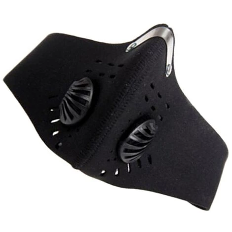 FUIENKO Masque De Moto Avec Valve, Coupe-vent Pour Hommes Et Femmes,France,Black 3 FUIENKO Masque De Moto Avec Valve, Coupe-vent Pour Hommes Et Femmes,France,Black