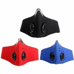 FUIENKO Masque De Moto Avec Valve, Coupe-vent Pour Hommes Et Femmes,France,Black 9 FUIENKO Masque De Moto Avec Valve, Coupe-vent Pour Hommes Et Femmes,France,Black -Protection des voies respiratoires Soldes 66415363 3