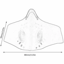 FUIENKO Masque De Moto Avec Valve, Coupe-vent Pour Hommes Et Femmes,France,Black 11 FUIENKO Masque De Moto Avec Valve, Coupe-vent Pour Hommes Et Femmes,France,Black -Protection des voies respiratoires Soldes 66415363 5