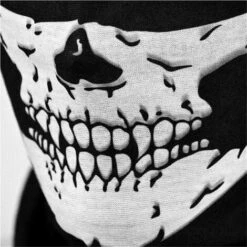 FUIENKO Masques De Crâne De Festival, Squelette De Ski, Demi-masque De Vélo, écharpe Fantôme, Multi-usage, Demi-masque,Australie -Protection des voies respiratoires Soldes 66415372 5