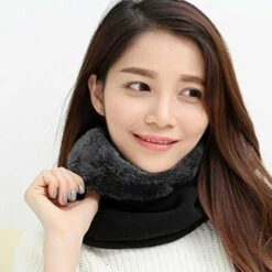 FUIENKO Écharpe Multifonctionnelle En Polaire Coupe-vent Pour Homme, écharpe Chaude, Respirante, Double Couche, Masque De Ski En Moto,CHINA,GRAY -Protection des voies respiratoires Soldes 66415375 4