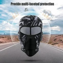 FUIENKO Cagoule Respirante Pour Moto, Masque Facial Complet Pour Motocross, Casquette De Protection Du Cou Pour Hommes,08 -Protection des voies respiratoires Soldes 66415386 4