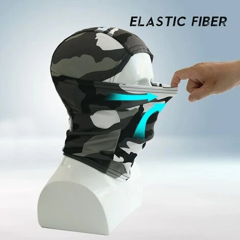 FUIENKO Cagoule De Moto, Masque Facial Complet, Doublure De Casque De Moto, Ski, Motocross, Casquette De Cou Pour Hommes, été,SK-34 5 FUIENKO Cagoule De Moto, Masque Facial Complet, Doublure De Casque De Moto, Ski, Motocross, Casquette De Cou Pour Hommes, été,SK-34 – Image 3