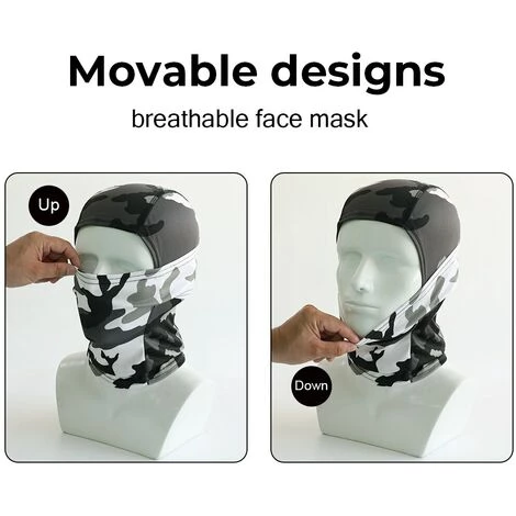 FUIENKO Cagoule De Moto, Masque Facial Complet, Doublure De Casque De Moto, Ski, Motocross, Casquette De Cou Pour Hommes, été,SK-34 6 FUIENKO Cagoule De Moto, Masque Facial Complet, Doublure De Casque De Moto, Ski, Motocross, Casquette De Cou Pour Hommes, été,SK-34 – Image 4