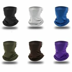 FUIENKO Demi-masque Pour Hommes Et Femmes, écharpe Tube Multifonction De Couleur Unie, Cache-cou De Moto, Protection Faciale Pour Cyclisme, Demi-masque Pour Hommes Et Femmes En Plein Air,army Green -Protection des voies respiratoires Soldes 66415419 2