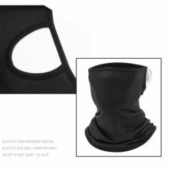 FUIENKO Demi-masque Pour Hommes Et Femmes, écharpe Tube Multifonction De Couleur Unie, Cache-cou De Moto, Protection Faciale Pour Cyclisme, Demi-masque Pour Hommes Et Femmes En Plein Air,army Green -Protection des voies respiratoires Soldes 66415419 3