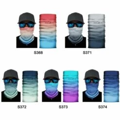 FUIENKO Foulard Coupe-vent Extérieur Dégradé, Masque D'équitation De Moto, Polyester Sans Couture, Multifonctionnel Magique,CHINA,S368 -Protection des voies respiratoires Soldes 66415432 2