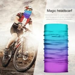 FUIENKO Foulard Coupe-vent Extérieur Dégradé, Masque D'équitation De Moto, Polyester Sans Couture, Multifonctionnel Magique,CHINA,S368 -Protection des voies respiratoires Soldes 66415432 5