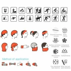 FUIENKO Masque Squelette D'halloween Robot Cool, écharpe, Bandeau Joker, Balaclavas Pour Cyclisme, Ski De Pêche Moto,18 -Protection des voies respiratoires Soldes 66415437 5