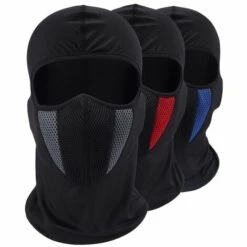 FUIENKO Masque De Moto Coupe-vent, Couverture Chaude, Bouclier Facial, Pour L'équitation En Hiver,red -Protection des voies respiratoires Soldes 66415439 4