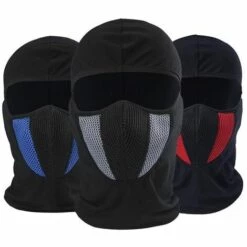 FUIENKO Masque De Moto Coupe-vent, Couverture Chaude, Bouclier Facial, Pour L'équitation En Hiver,red -Protection des voies respiratoires Soldes 66415439 5