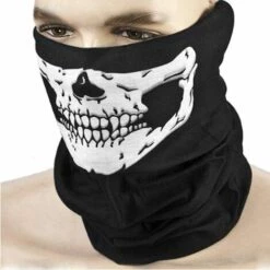 Fuienko – Masque Facial Pour Moto, 1 Pièce, Crâne Fantôme, Coupe-vent, Sport De Plein Air, Casquettes De Ski Chaudes, Vélo, écharpe Balaclavas étanche
