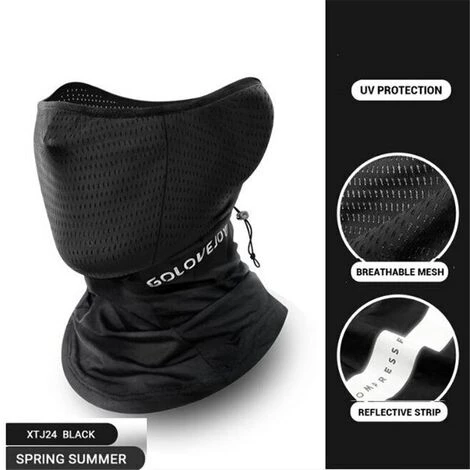 FUIENKO Cagoule De Protection Respirante Pour Moto, Masque De Protection Pour Motocross, Cyclisme, Ski, Motard, Casque D'équitation Pour Hommes,XTJ24 Black 3 FUIENKO Cagoule De Protection Respirante Pour Moto, Masque De Protection Pour Motocross, Cyclisme, Ski, Motard, Casque D'équitation Pour Hommes,XTJ24 Black