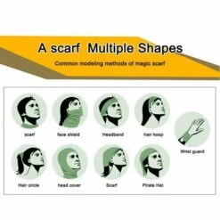 FUIENKO Extérieur Dégradé Cyclisme Moto Bandana Cache Cou Multifonctionnel Coupe-Vent Balaclava Masque Écharpe Pour Hommes Femmes,France,S373 -Protection des voies respiratoires Soldes 66415503 3