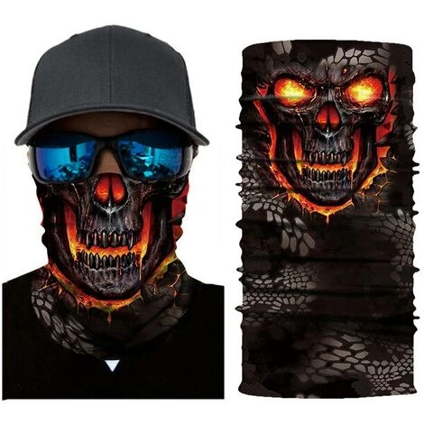 FUIENKO Super Hero Venom Joker Skull 3D, Bandana Sans Couture, Demi-masque Facial Pour Moto Cyclisme, Guêtre Chauffe-cou Pour Femmes Et Hommes,S008 3 FUIENKO Super Hero Venom Joker Skull 3D, Bandana Sans Couture, Demi-masque Facial Pour Moto Cyclisme, Guêtre Chauffe-cou Pour Femmes Et Hommes,S008