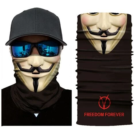 FUIENKO Super Hero Venom Joker Skull 3D, Bandana Sans Couture, Demi-masque Facial Pour Moto Cyclisme, Guêtre Chauffe-cou Pour Femmes Et Hommes,S008 5 FUIENKO Super Hero Venom Joker Skull 3D, Bandana Sans Couture, Demi-masque Facial Pour Moto Cyclisme, Guêtre Chauffe-cou Pour Femmes Et Hommes,S008 – Image 3