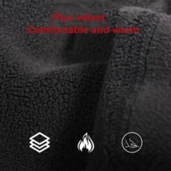 FUIENKO Masque De Cyclisme En Polaire Pour Moto, Protection Thermique, Coupe-vent, Cagoule, Ski, Chapeau De Pêche, Couvre-chef Pour Hommes Et Femmes,CHINA,Black -Protection des voies respiratoires Soldes 66415514 2