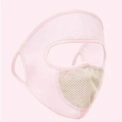 FUIENKO Masque De Protection Solaire 3D Pour Femmes, Protection Contre Les UV, Respirant, Anti-ultraviolet, Pendant L'oreille, Pour La Course à Pied, Le Cyclisme,pink -Protection des voies respiratoires Soldes 66415525 5