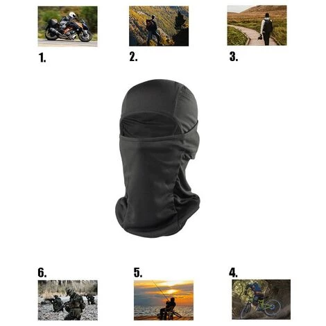 FUIENKO Cagoule De Moto, Masque Facial Complet Coupe-vent, Masques De Tête De Ski Tactique, Motocross, Casquette De Cyclisme, Casque Pour Hommes, Accessoires De Moto,Khaki 5 FUIENKO Cagoule De Moto, Masque Facial Complet Coupe-vent, Masques De Tête De Ski Tactique, Motocross, Casquette De Cyclisme, Casque Pour Hommes, Accessoires De Moto,Khaki – Image 3