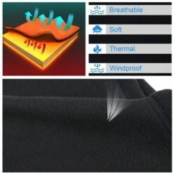 FUIENKO Cache-cou En Polaire Pour Moto, Masque Facial, écharpe Coupe-vent, Bandana Pour La Course, Le Ski,CHINA,07 Mars Green -Protection des voies respiratoires Soldes 66415533 5