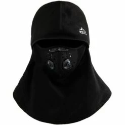 FUIENKO Masque De Ski D'hiver, Cagoule, Masques Faciaux D'extérieur Avec Valve Respiratoire, Chauffe-vent Pour Moto, Hommes Et Femmes, 1 Pièce -Protection des voies respiratoires Soldes 66415571 2