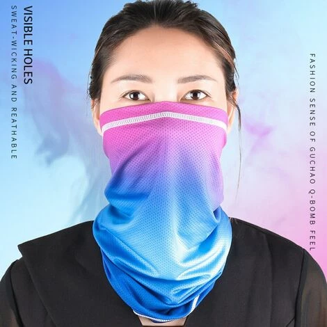FUIENKO Foulard De Sport De Plein Air Pour Hommes Et Femmes, Couverture De Cou, Bandana, écharpe En Soie Glacée Anti-sudorifique, Imprimé De Protection Solaire,CHINA,Royal Blue 6 FUIENKO Foulard De Sport De Plein Air Pour Hommes Et Femmes, Couverture De Cou, Bandana, écharpe En Soie Glacée Anti-sudorifique, Imprimé De Protection Solaire,CHINA,Royal Blue – Image 4