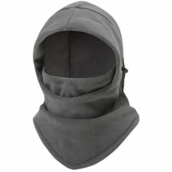 FUIENKO Casquette Chaude D'hiver Pour Hommes Et Femmes, Cagoule Thermique Imperméable, Chauffe-cou, écharpes De Randonnée,États-unis,GRAY
