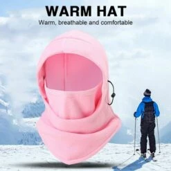FUIENKO Casquette Chaude D'hiver Pour Hommes Et Femmes, Cagoule Thermique Imperméable, Chauffe-cou, écharpes De Randonnée,États-unis,GRAY -Protection des voies respiratoires Soldes 66415642 5