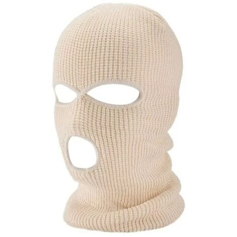 FUIENKO Masque De Cagoule Néon Tricoté à 3 Trous Pour Couvrir Tout Le Visage, Chapeau De Guerrier Phénix, Couvre-visage Tricoté Chaud D'hiver,États-unis,beige 3 FUIENKO Masque De Cagoule Néon Tricoté à 3 Trous Pour Couvrir Tout Le Visage, Chapeau De Guerrier Phénix, Couvre-visage Tricoté Chaud D'hiver,États-unis,beige
