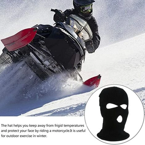 FUIENKO Masque De Cagoule Néon Tricoté à 3 Trous Pour Couvrir Tout Le Visage, Chapeau De Guerrier Phénix, Couvre-visage Tricoté Chaud D'hiver,États-unis,beige 5 FUIENKO Masque De Cagoule Néon Tricoté à 3 Trous Pour Couvrir Tout Le Visage, Chapeau De Guerrier Phénix, Couvre-visage Tricoté Chaud D'hiver,États-unis,beige – Image 3