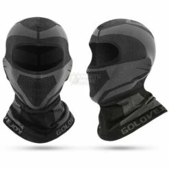 FUIENKO Masque De Moto Pour Garder Au Chaud, Cagoule En Tricot Thermique, Masque Facial Coupe-vent Pour Course De Ski, équitation Pour Hommes Et Femmes,XTJ22 Gray -Protection des voies respiratoires Soldes 66415681 2
