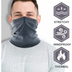 FUIENKO Cache-cou Thermique Pour Moto, écharpe Bandana, Demi-masque Facial, Ski, Motard, Cyclisme, Course, Couvre-capuche, Hiver, Hommes Et Femmes,10 -Protection des voies respiratoires Soldes 66415712 4