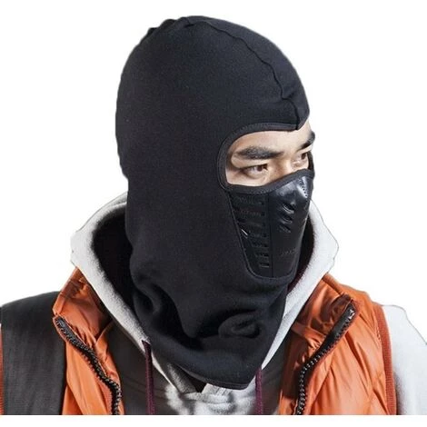 FUIENKO Chapeau à Capuche Pratique Pour L'équitation En Plein Air, Polaire épaisse, Protection Du Visage, Chaud Et Coupe-vent,Espagne,gray 7 FUIENKO Chapeau à Capuche Pratique Pour L'équitation En Plein Air, Polaire épaisse, Protection Du Visage, Chaud Et Coupe-vent,Espagne,gray – Image 5