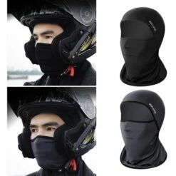 FUIENKO Masque Facial De Moto En Soie Glacée, Protection Faciale Anti-UV, Masque De Ski Complet, Masque De Gangster, Masque De Casque, Absorbant La Sueur Respirant,France,Dark Grey 10 FUIENKO Masque Facial De Moto En Soie Glacée, Protection Faciale Anti-UV, Masque De Ski Complet, Masque De Gangster, Masque De Casque, Absorbant La Sueur Respirant,France,Dark Grey -Protection des voies respiratoires Soldes 66415760 4