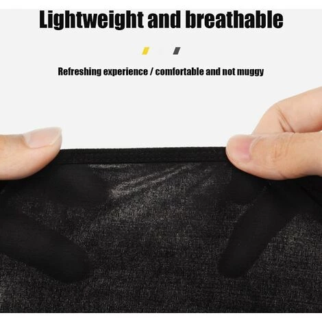 FUIENKO Masque Facial De Moto En Soie Glacée, Protection Faciale Anti-UV, Masque De Ski Complet, Masque De Gangster, Masque De Casque, Absorbant La Sueur Respirant,France,Dark Grey 7 FUIENKO Masque Facial De Moto En Soie Glacée, Protection Faciale Anti-UV, Masque De Ski Complet, Masque De Gangster, Masque De Casque, Absorbant La Sueur Respirant,France,Dark Grey – Image 5