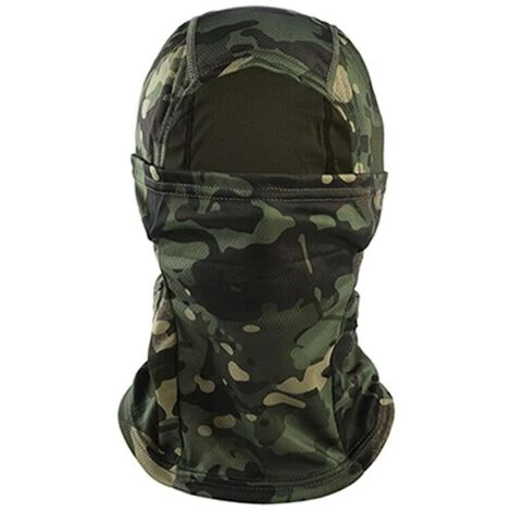 FUIENKO Cagoule Tactique De Camouflage Militaire, Masque Complet Pour Moto, Cyclisme, Armée De Guerre, Airsoft, Bouclier De Chasse, Chapeau, Écharpe De Cou,khaki 5 FUIENKO Cagoule Tactique De Camouflage Militaire, Masque Complet Pour Moto, Cyclisme, Armée De Guerre, Airsoft, Bouclier De Chasse, Chapeau, Écharpe De Cou,khaki – Image 3