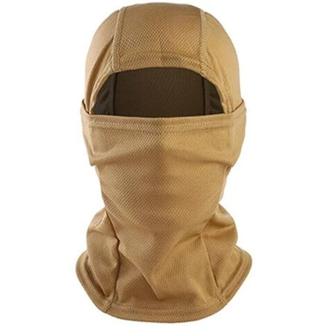 FUIENKO Cagoule Tactique De Camouflage Militaire, Masque Complet Pour Moto, Cyclisme, Armée De Guerre, Airsoft, Bouclier De Chasse, Chapeau, Écharpe De Cou,khaki 7 FUIENKO Cagoule Tactique De Camouflage Militaire, Masque Complet Pour Moto, Cyclisme, Armée De Guerre, Airsoft, Bouclier De Chasse, Chapeau, Écharpe De Cou,khaki – Image 5
