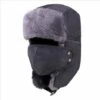 FUIENKO Chapeaux D'hiver Pour Hommes Et Femmes, Chapeau De Soldat, Casquette De Ski Avec Rabats D'oreille, Coupe-vent, Imperméable, Chapeau Chaud,CHINA,gray -Protection des voies respiratoires Soldes 66415807 1