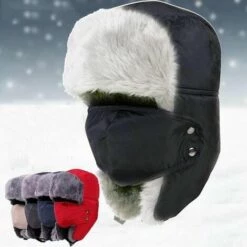 FUIENKO Chapeaux D'hiver Pour Hommes Et Femmes, Chapeau De Soldat, Casquette De Ski Avec Rabats D'oreille, Coupe-vent, Imperméable, Chapeau Chaud,CHINA,gray 9 FUIENKO Chapeaux D'hiver Pour Hommes Et Femmes, Chapeau De Soldat, Casquette De Ski Avec Rabats D'oreille, Coupe-vent, Imperméable, Chapeau Chaud,CHINA,gray -Protection des voies respiratoires Soldes 66415807 3