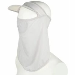 FUIENKO Chapeau De Protection Solaire Pour Hommes Et Femmes, Accessoires D'extérieur Pliables Anti-UV, Couvre-visage Et Cou, Chapeau De Sport,grey
