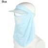 FUIENKO Chapeau De Protection Solaire Unisexe Pour Hommes Et Femmes, Visière De Pêche, Casquette De Protection UV, Couvre-cou Pliable, Sport De Plein Air, Randonnée,blue -Protection des voies respiratoires Soldes 66415912 1