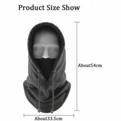 FUIENKO Masque Facial Polaire Pour Moto, Couverture Anti-poussière, Coupe-vent, Chapeau, Chauffe-cou, Casque, Cyclisme, Ski, Hiver,Rose Red -Protection des voies respiratoires Soldes 66415944 3