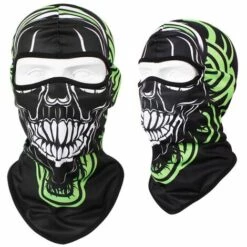 FUIENKO Cagoule De Moto Imprimé Crâne, Masque Facial Complet, Coupe-vent, Ski, Chauffe-cou, Cyclisme, Capuche De Motard, Doublure De Casque Pour Hommes,S05 -Protection des voies respiratoires Soldes 66415947 3