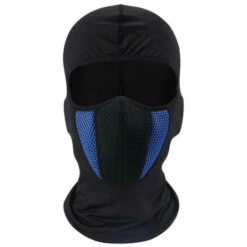 FUIENKO Masque Facial Complet Pour Moto, Cagoule, écharpe, Chapeau, Maille En Coton, Coupe-vent D'extérieur, Accessoires De Moto, 1 Pièce,CHINA,Blue -Protection des voies respiratoires Soldes 66415979 4